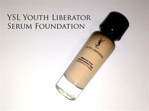 ysl liberator serum foundation review|YSL youth foundation.